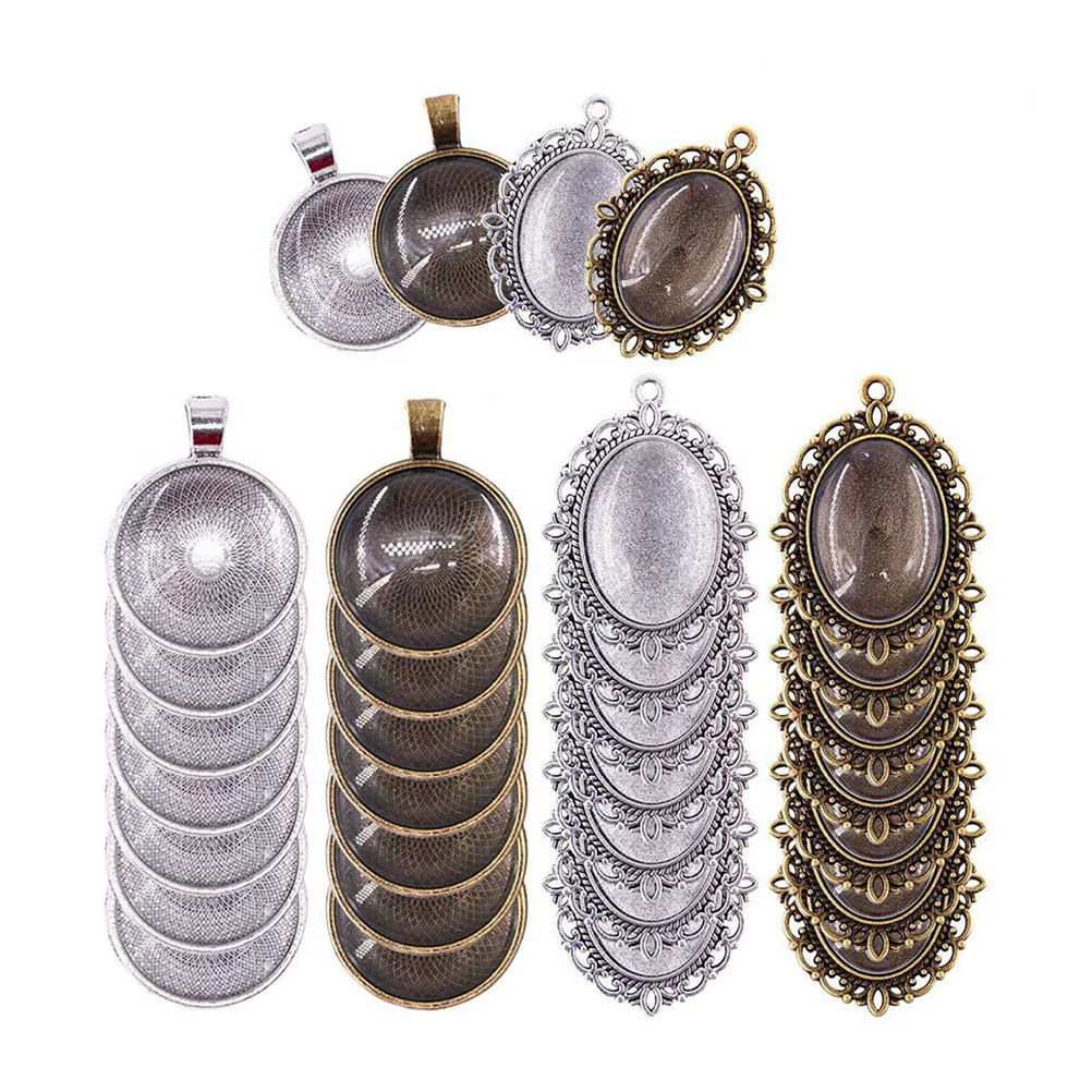 64 Pcs Round Pendant Accessories Jewelry Cellphone Decorative Necklace DIY Bracelets
64 Pcs Round Pendant Accessories Jewelry Cellphone Decorative Necklace DIY Bracelets