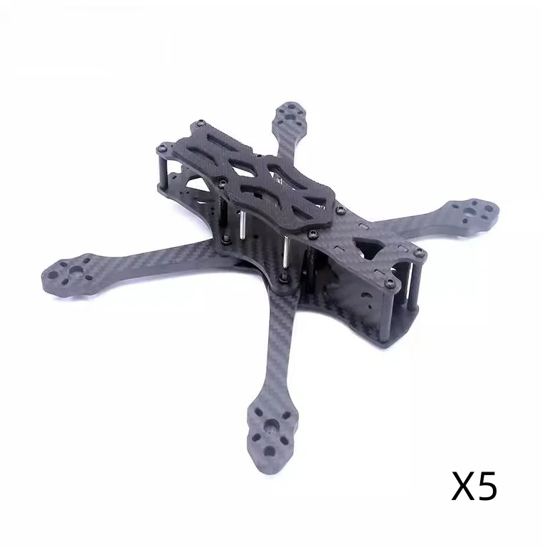 APEX X5 5-дюймовый комплект рамы X Квадрокоптер из углеродного волокна дальнего действия 5,5 мм Arm X Structure DIY детали для FPV Freestyle RC Racing
APEX X5 5-дюймовый комплект рамы X Квадрокоптер из углеродного волокна дальнего действия 5,5 мм Arm X Structure DIY детали для FPV Freestyle RC Racing