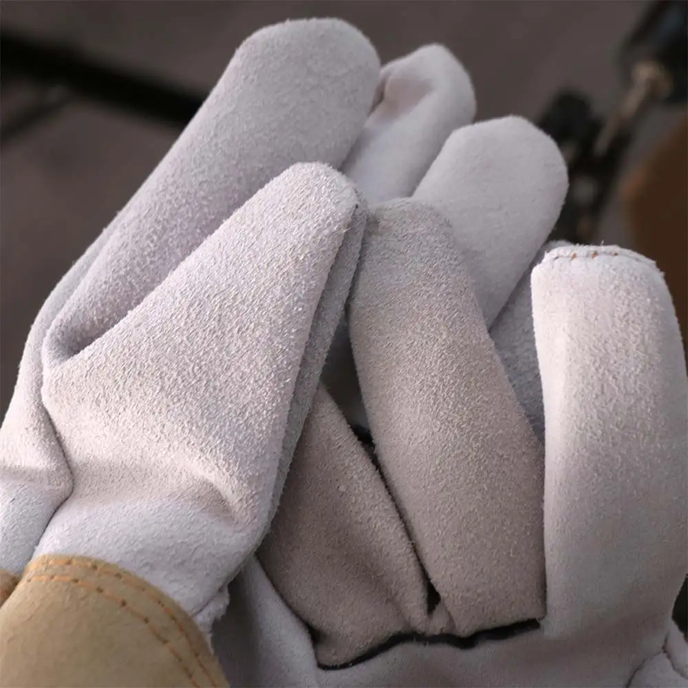 1 Pair Wear-Resistant Welding Gloves Heat Resistant Cut Resistant Leather Gloves Heavy Duty Thorn Proof Protective Gloves
1 Pair Wear-Resistant Welding Gloves Heat Resistant Cut Resistant Leather Gloves Heavy Duty Thorn Proof Protective Gloves