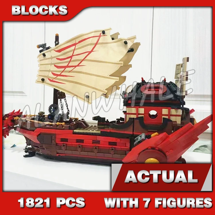 1821pcs Shinobi Legacy Destiny's Bounty Boat Battle Ship Moving Sails Samurai X 11558 Building Blocks Sets Compatible With Model
1821pcs Shinobi Legacy Destiny's Bounty Boat Battle Ship Moving Sails Samurai X 11558 Building Blocks Sets Compatible With Model