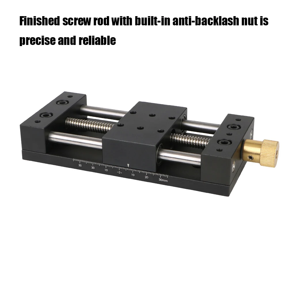 40x70mm Precision Sliding Table Manual Translation Displacement Station Platform Sliding Table X-Axis Fine‑Tuning Linear Stage
40x70mm Precision Sliding Table Manual Translation Displacement Station Platform Sliding Table X-Axis Fine‑Tuning Linear Stage