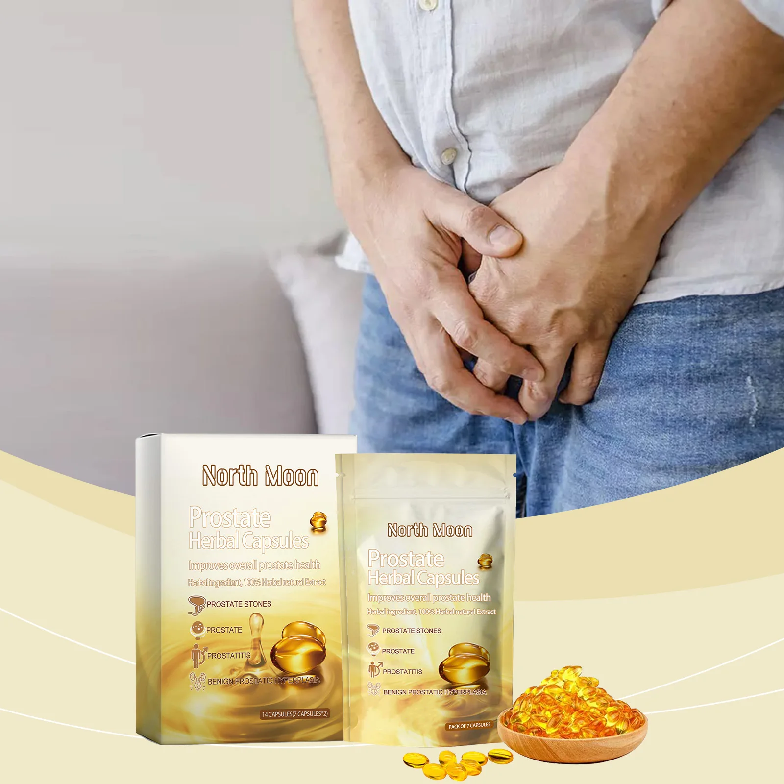 7 Capsules Qianliekang Capsules Male Prostate Discomfort Yang And Warm Kidney Body Care Capsules Men Soothing Body Health Care
7 Capsules Qianliekang Capsules Male Prostate Discomfort Yang And Warm Kidney Body Care Capsules Men Soothing Body Health Care