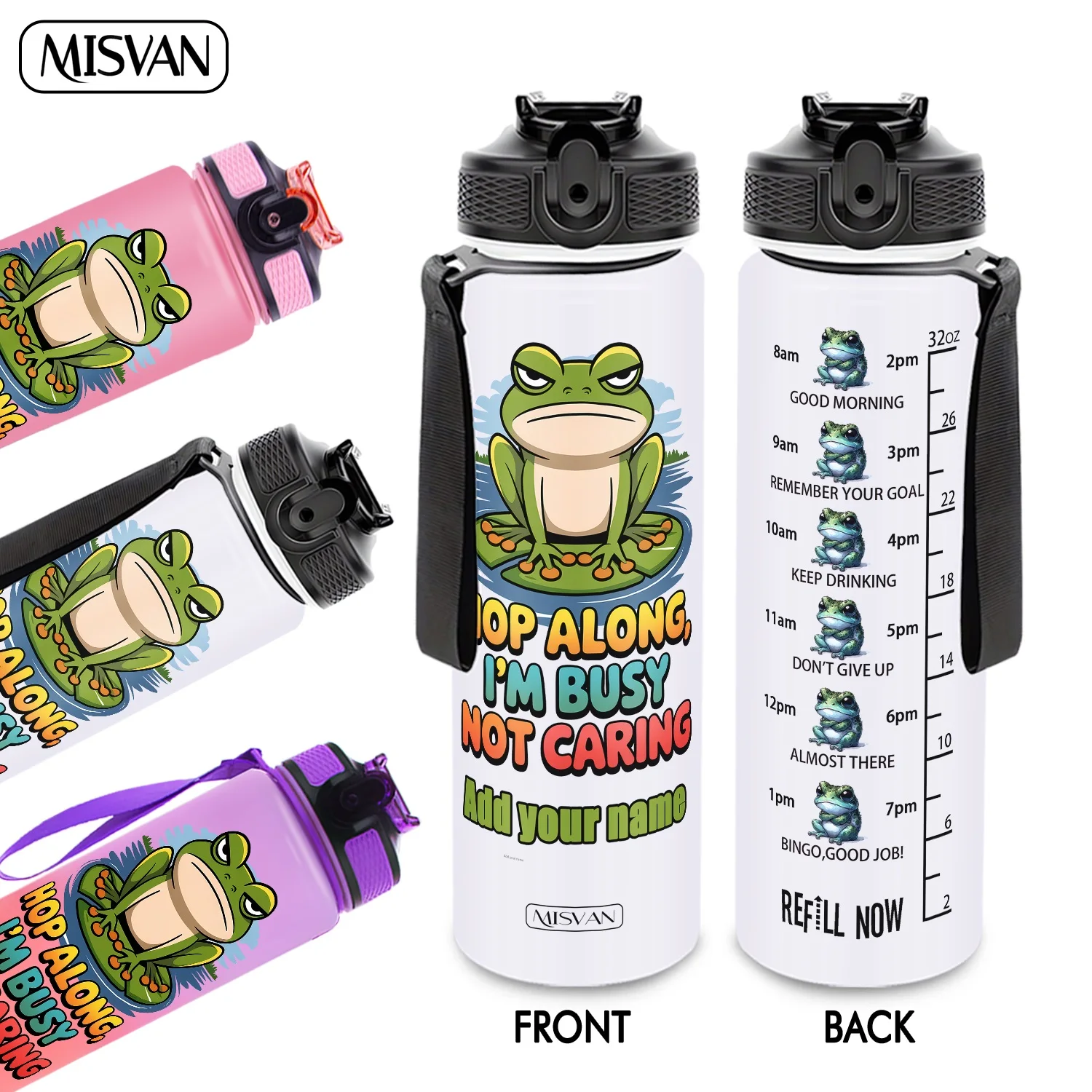 1PC,customization Name 32oz Water Bottle,Frog Print Water Intake Tracker,Encourage Daily Hydration,for Gym Outdoor Cycling
1PC,customization Name 32oz Water Bottle,Frog Print Water Intake Tracker,Encourage Daily Hydration,for Gym Outdoor Cycling