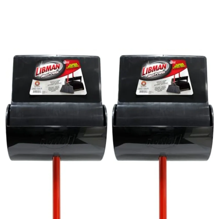 917 Lobby Dust Pan and Broom Set Closed Lid , Black/Red (Pack of 2)
917 Lobby Dust Pan and Broom Set Closed Lid , Black/Red (Pack of 2)