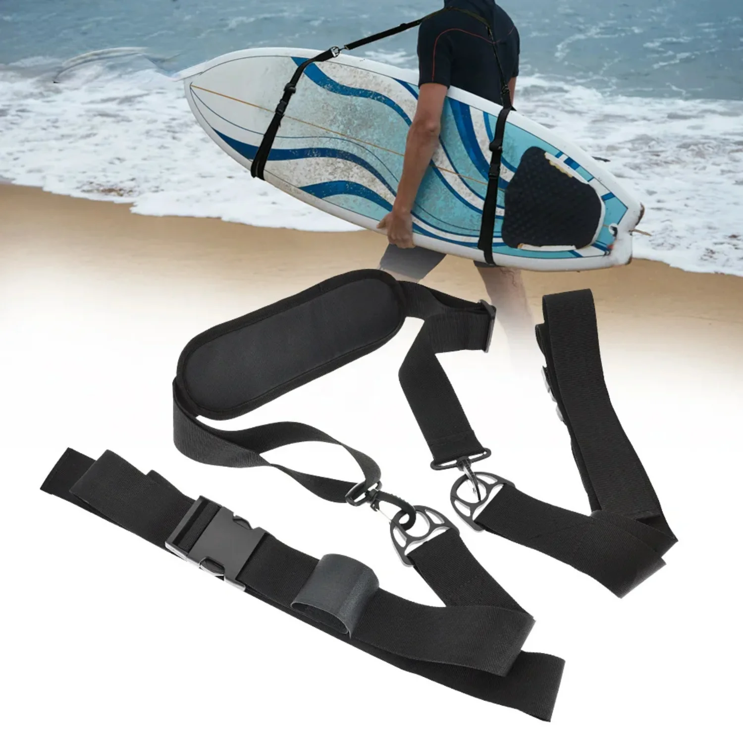 Adjustable Surfboard Shoulder Strap Stand Paddleboard Carry Sling board Board Wakeboard Surfing Kayak Accessories
Adjustable Surfboard Shoulder Strap Stand Paddleboard Carry Sling board Board Wakeboard Surfing Kayak Accessories