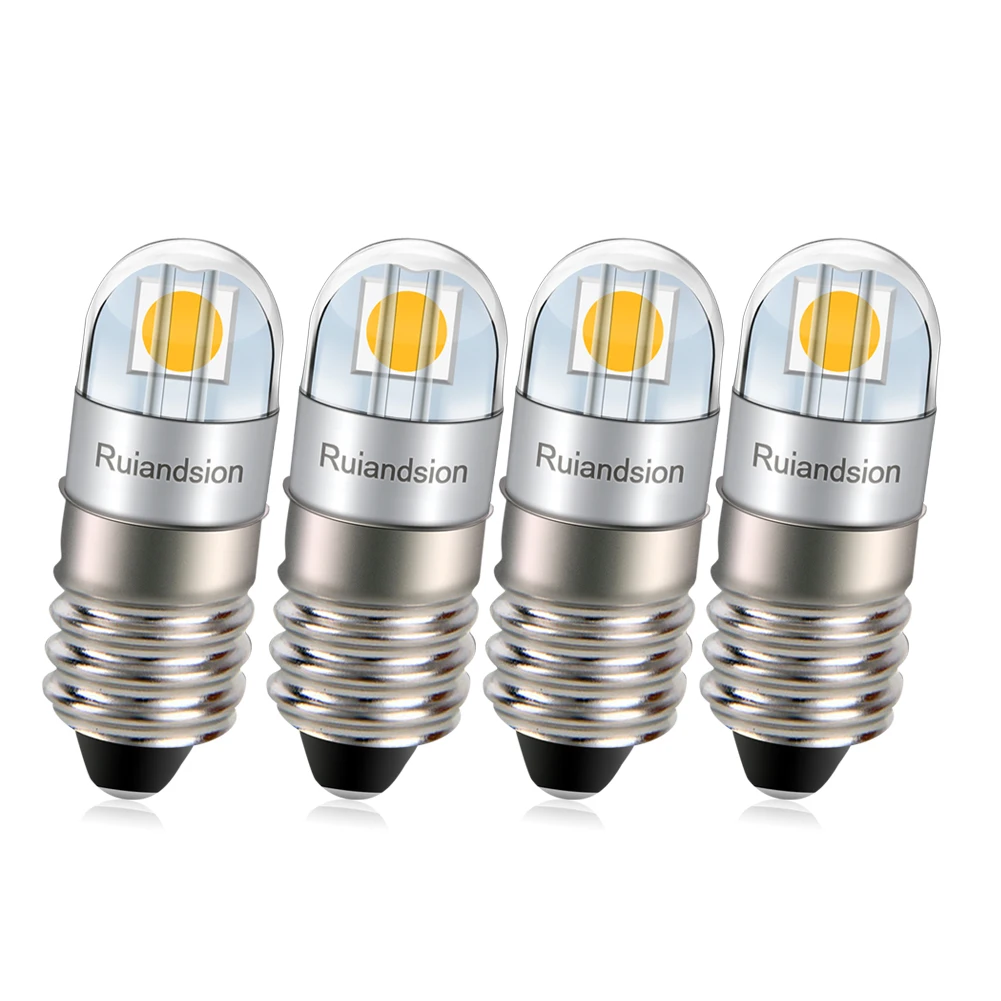 Ruiandsion E10 LED Bulb Base Socket Non Polarity 200LM White Warm White for Scientific Experiment Lighting DIY
Ruiandsion E10 LED Bulb Base Socket Non Polarity 200LM White Warm White for Scientific Experiment Lighting DIY