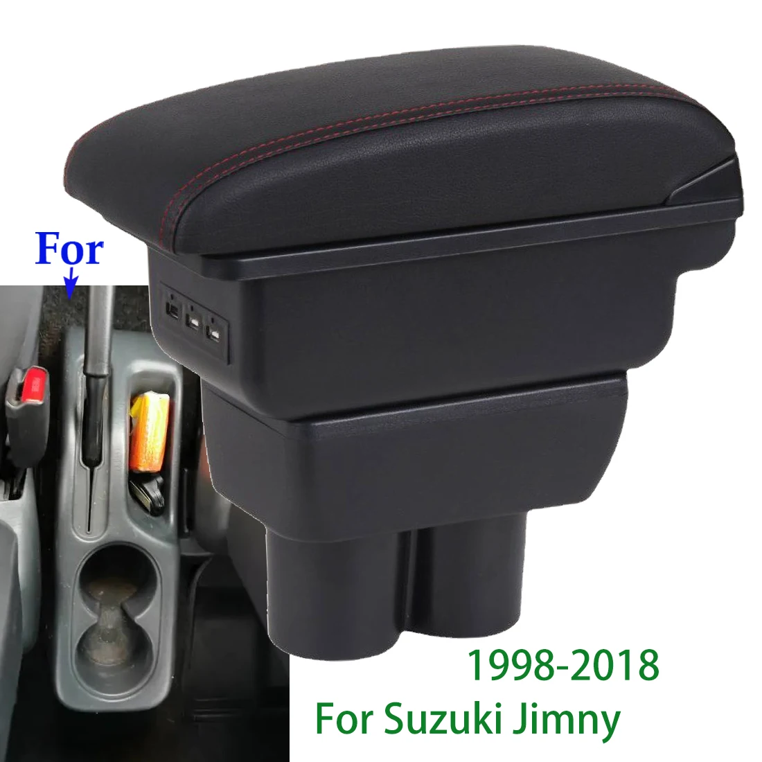 For Suzuki Jimny Armrest Box For Suzuki Jimny JB23 JB43 Car Armrest 1999-2018 Retrofit parts Arm Auto Storage Box Car Accessorie
For Suzuki Jimny Armrest Box For Suzuki Jimny JB23 JB43 Car Armrest 1999-2018 Retrofit parts Arm Auto Storage Box Car Accessorie