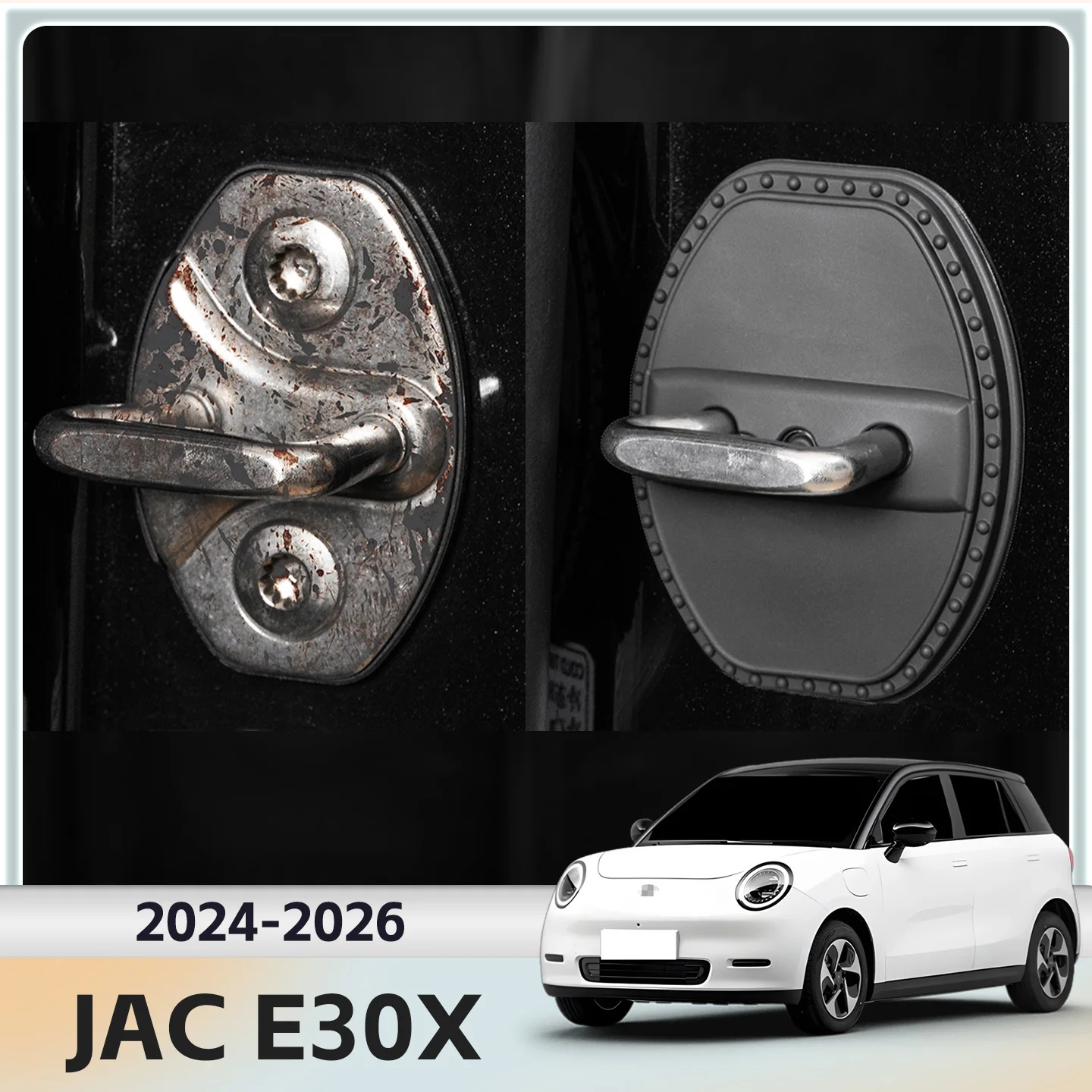 2/4Pcs Silicone Car Door Lock Cover Protective Decoration Case For JAC E30X 2024 - 2026
2/4Pcs Silicone Car Door Lock Cover Protective Decoration Case For JAC E30X 2024 - 2026