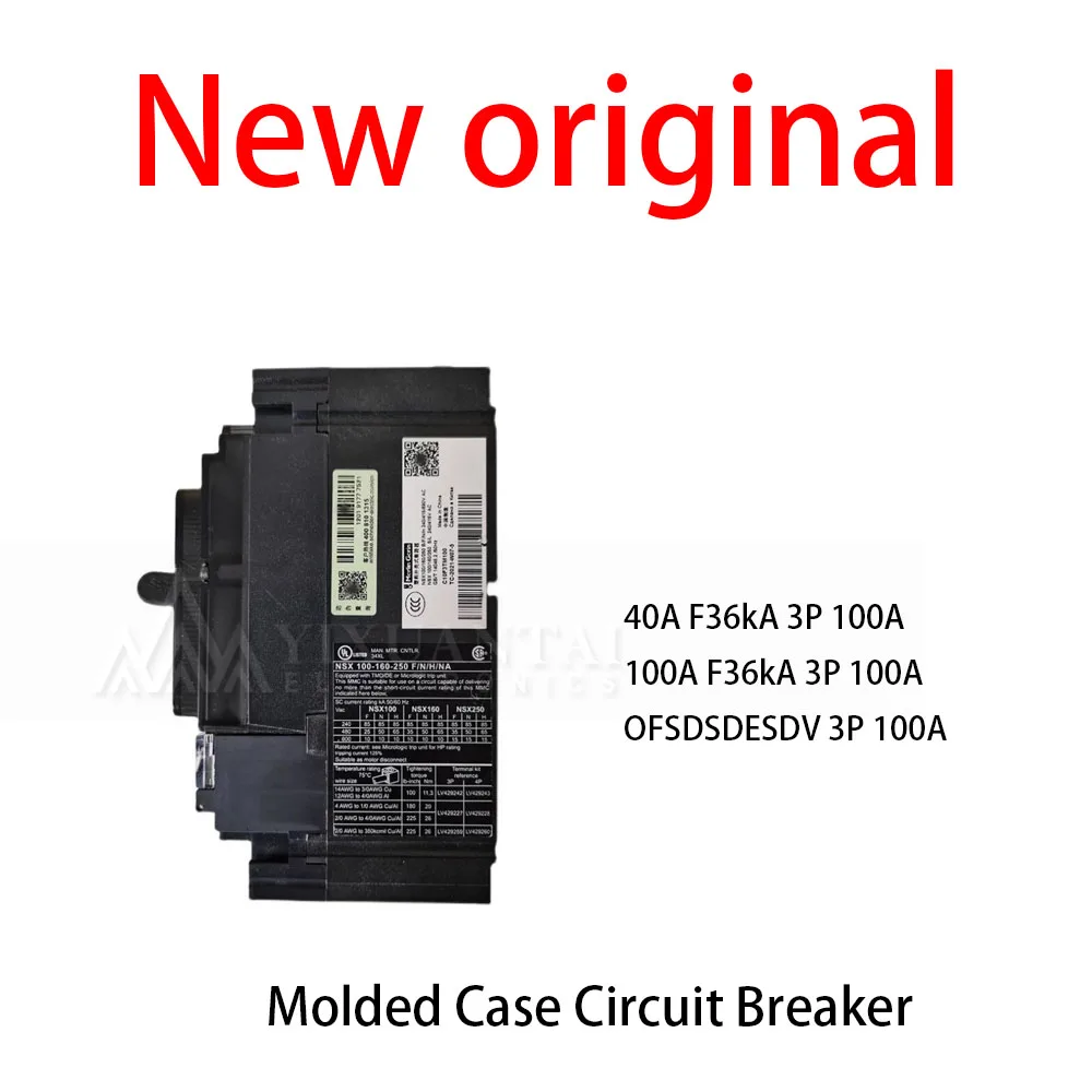1Pcs/Lot New original 40A F36kA 3P 100A 100A F36kA 3P 100A OFSDSDESDV 3P 100A Molded Case Circuit Breaker
1Pcs/Lot New original 40A F36kA 3P 100A 100A F36kA 3P 100A OFSDSDESDV 3P 100A Molded Case Circuit Breaker