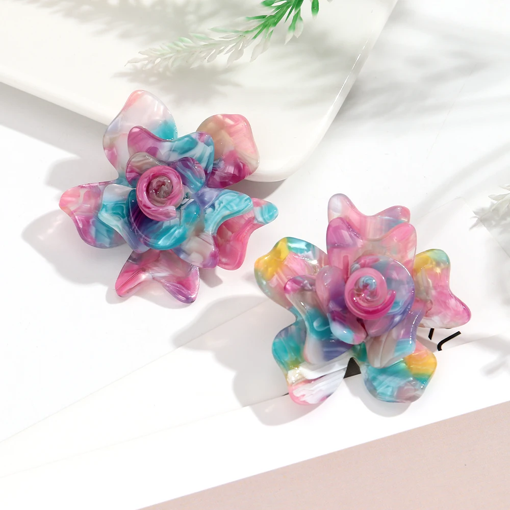 New Colorful Acetate Resin Flower Brooches for Women Elegant Acrylic Camellia Floral Badge Pins Jewelry Clothes Accessories Gift
New Colorful Acetate Resin Flower Brooches for Women Elegant Acrylic Camellia Floral Badge Pins Jewelry Clothes Accessories Gift