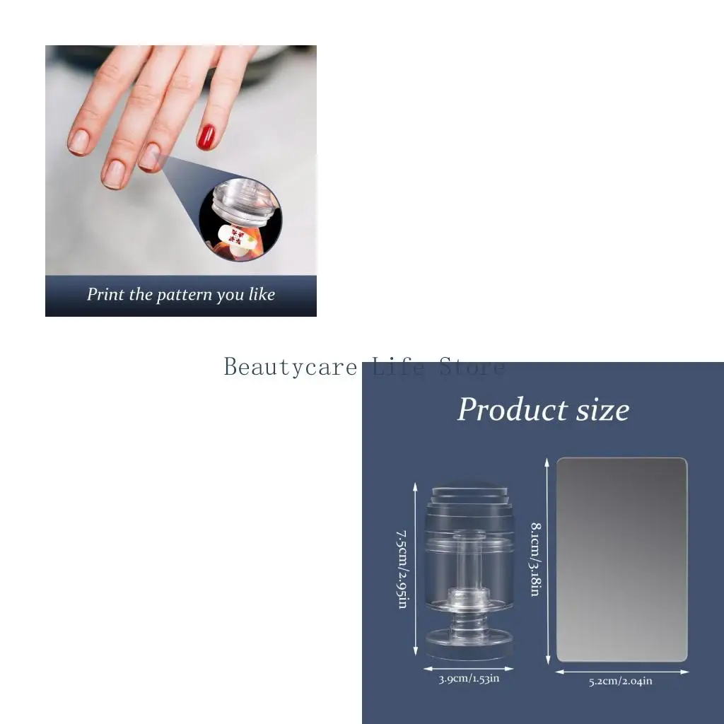 652C Jelly Clear stamper Scrapers Silicone Nails Art Stamper Stamping Kits DIY Nails Art Tools Salons Home
652C Jelly Clear stamper Scrapers Silicone Nails Art Stamper Stamping Kits DIY Nails Art Tools Salons Home