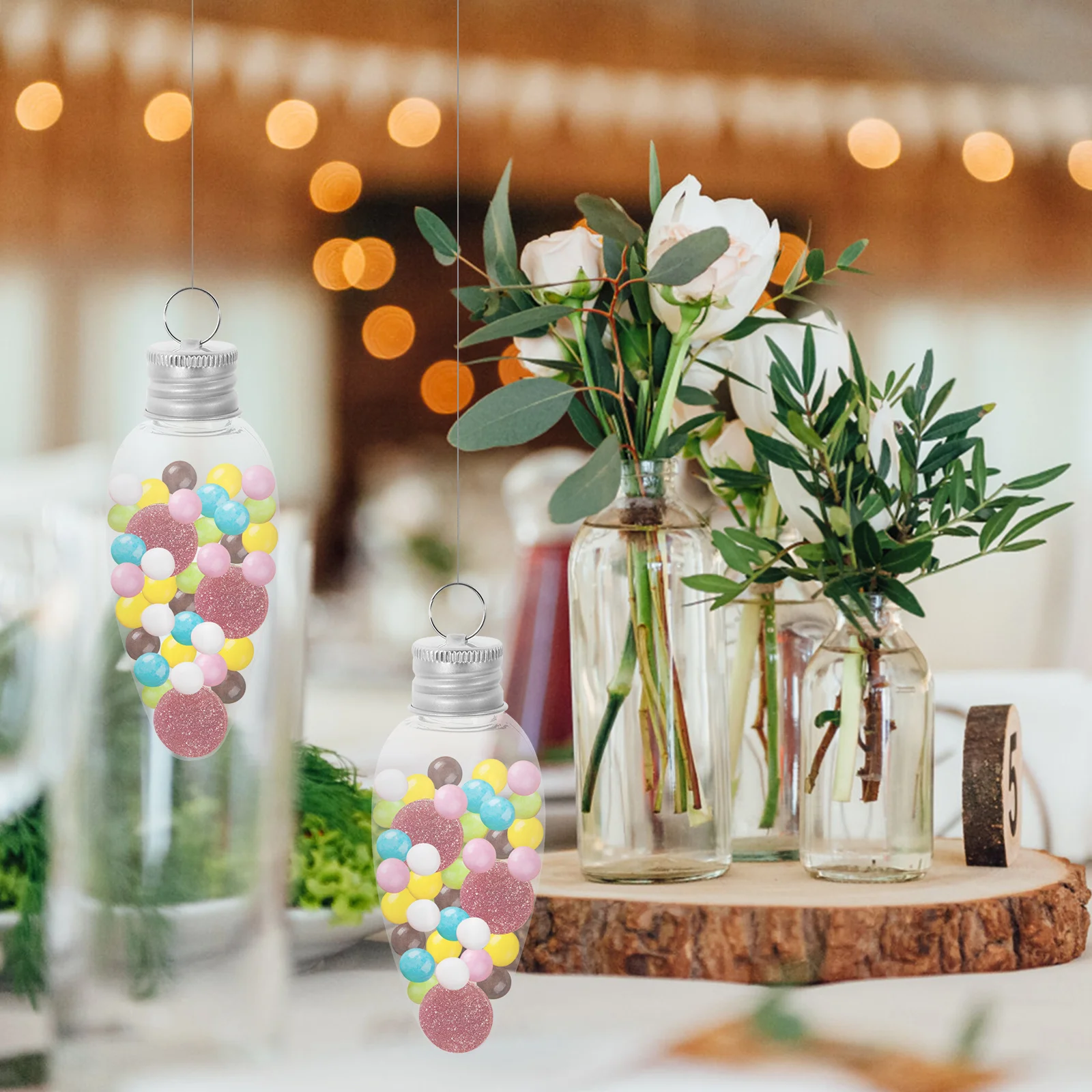 12Pcs Bulb Shape Candy Cases Creative Christmas Hanging Decorations for Party Wedding Favors 35Ml Candy Case Bulb Containers
12Pcs Bulb Shape Candy Cases Creative Christmas Hanging Decorations for Party Wedding Favors 35Ml Candy Case Bulb Containers