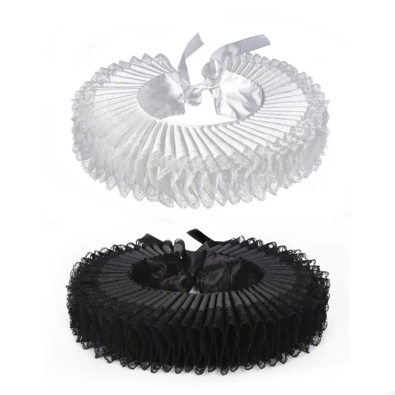 Удобный елизаветинский ерш на шею в викторианском стиле, колье с рюшами, регулируемый ерш на шею для средневекового костюма
Удобный елизаветинский ерш на шею в викторианском стиле, колье с рюшами, регулируемый ерш на шею для средневекового костюма