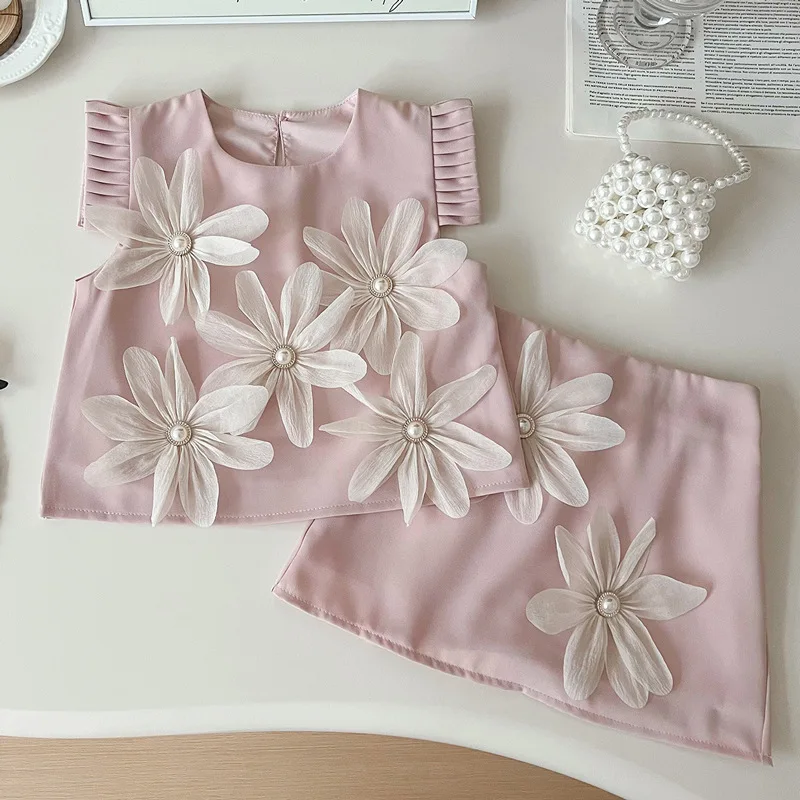 Baby Girls Sets Fashion Foreign Three-dimensional Flower Skirt Underwaist 2025 Spring Autumn New Style Childrens Two Piece Sets
Baby Girls Sets Fashion Foreign Three-dimensional Flower Skirt Underwaist 2025 Spring Autumn New Style Childrens Two Piece Sets