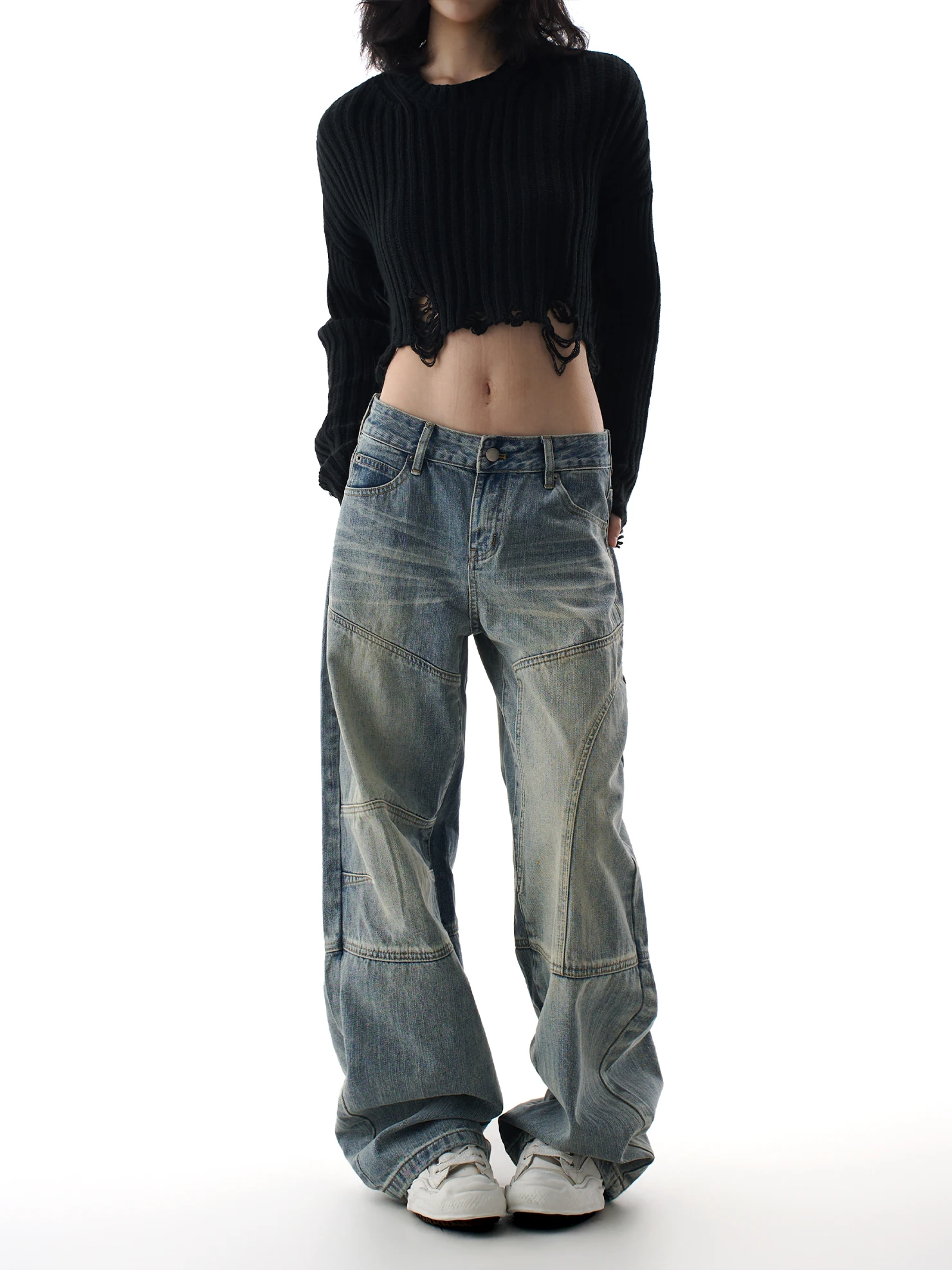 American Style Loose Women's Jeans Retro Curved Knife Design Spring New Wide Leg Pants Casual Cotton Denim Natural Waist
American Style Loose Women's Jeans Retro Curved Knife Design Spring New Wide Leg Pants Casual Cotton Denim Natural Waist