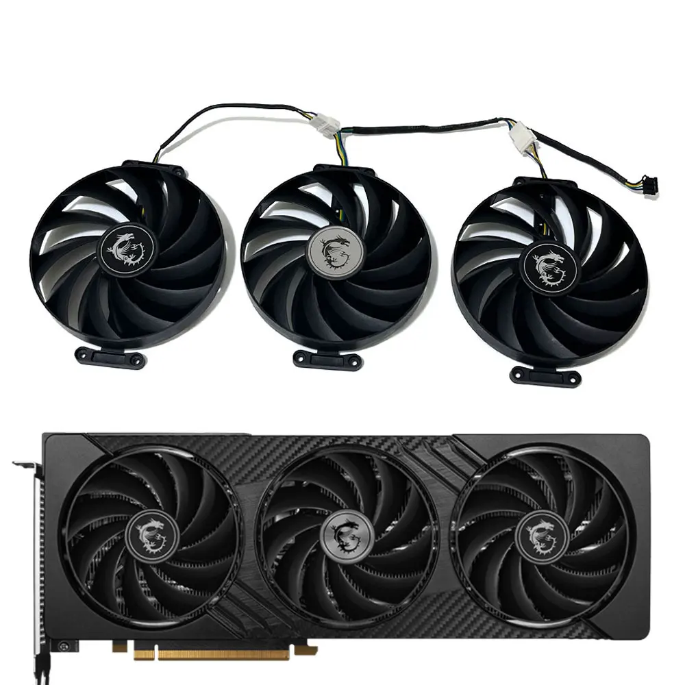 Video Card NEW HA9015H12SF-Z 90MM 4PIN RTX4070 Silent Graphics Card Fan For MSI GeForce RTX 4060 4070 SUPER GAMING DUKE 3X GPU
Video Card NEW HA9015H12SF-Z 90MM 4PIN RTX4070 Silent Graphics Card Fan For MSI GeForce RTX 4060 4070 SUPER GAMING DUKE 3X GPU
