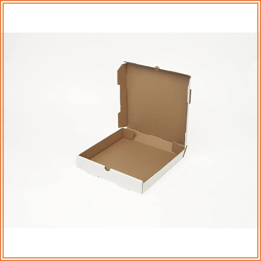16" x 16" x 2" White Unprinted Corrugated Pizza Boxes (50 Pack) - Heavy Duty, Kraft Interior
16" x 16" x 2" White Unprinted Corrugated Pizza Boxes (50 Pack) - Heavy Duty, Kraft Interior