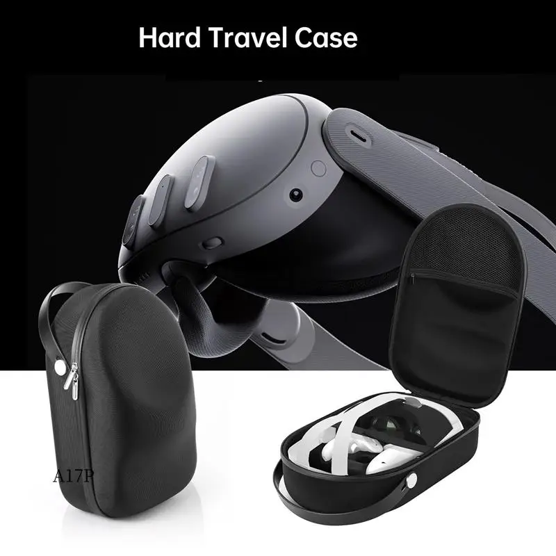 AP-VR Carrying Case For Oculus Quest 3 Portable Storage Bag Handlebar Suitcase Travel Box VR Replacement Accessories Black
AP-VR Carrying Case For Oculus Quest 3 Portable Storage Bag Handlebar Suitcase Travel Box VR Replacement Accessories Black