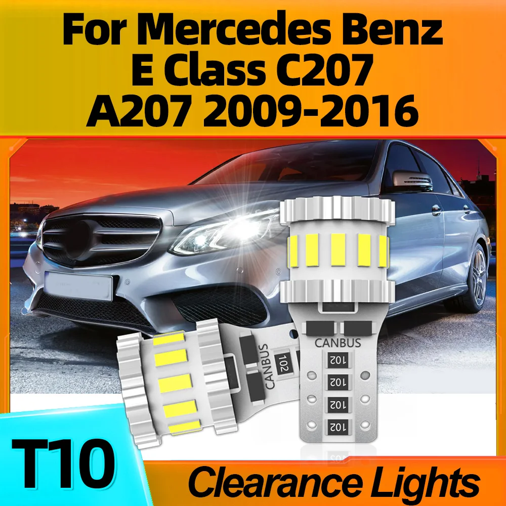 2PCS Super Bright LED Clearance Lights T10 W5W 12V For Mercedes Benz E Class C207 A207 2009 2010 2011 2012 2013 2014 2015 2016
2PCS Super Bright LED Clearance Lights T10 W5W 12V For Mercedes Benz E Class C207 A207 2009 2010 2011 2012 2013 2014 2015 2016