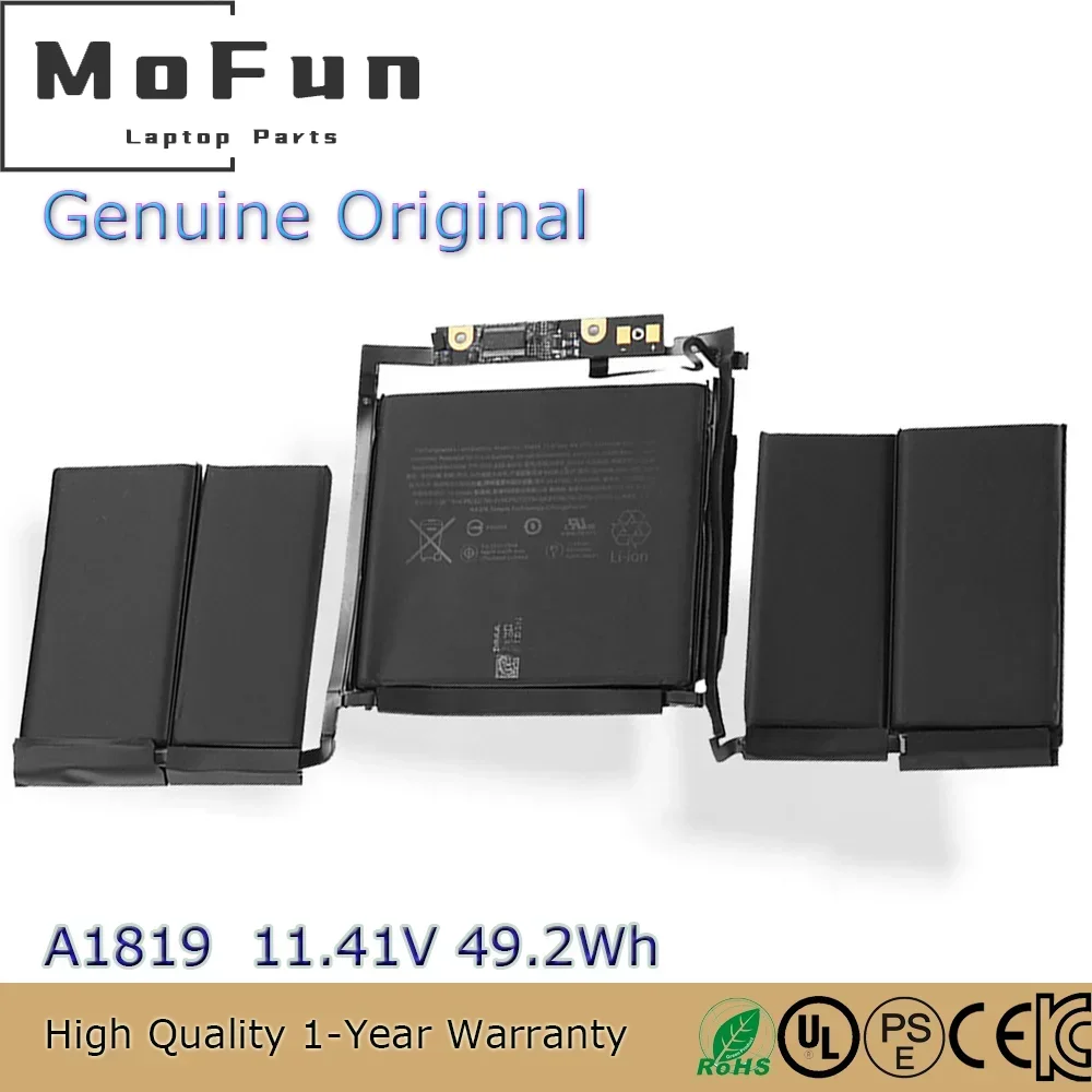 Новый оригинальный аккумулятор для ноутбука A1819 11,41 В 49,2 Втч для Apple MacBook Pro 13 дюймов A1706 конец 2016 г., середина 2017 г. 
Новый оригинальный аккумулятор для ноутбука A1819 11,41 В 49,2 Втч для Apple MacBook Pro 13 дюймов A1706 конец 2016 г., середина 2017 г.