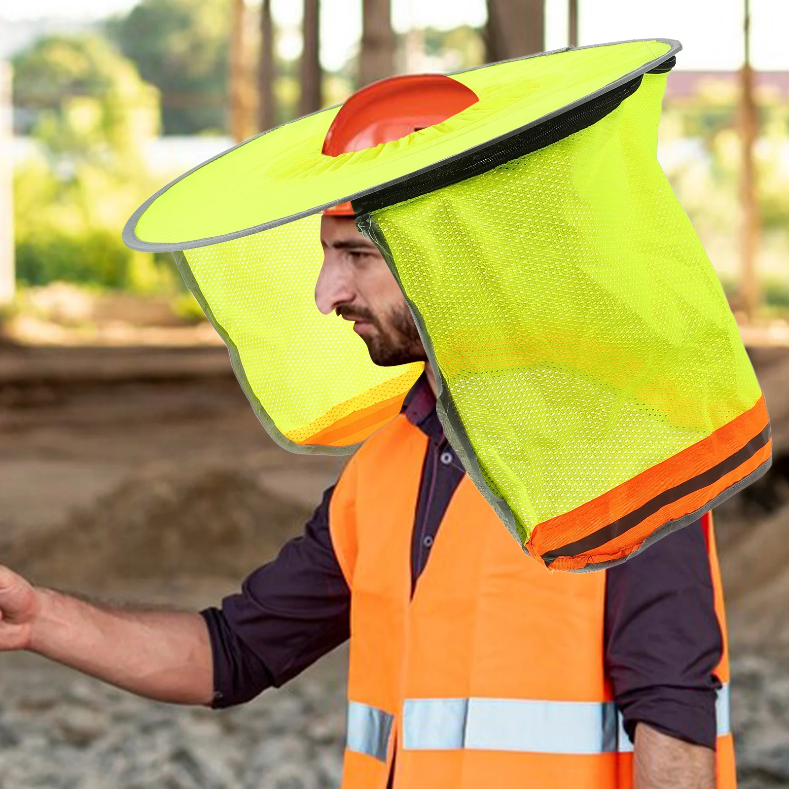 Hard Hat Brim Shade Full Uv Protection Sun Visor for Construction Workers Breathable Safety Neck Cover Outdoor Work Gear
Hard Hat Brim Shade Full Uv Protection Sun Visor for Construction Workers Breathable Safety Neck Cover Outdoor Work Gear
