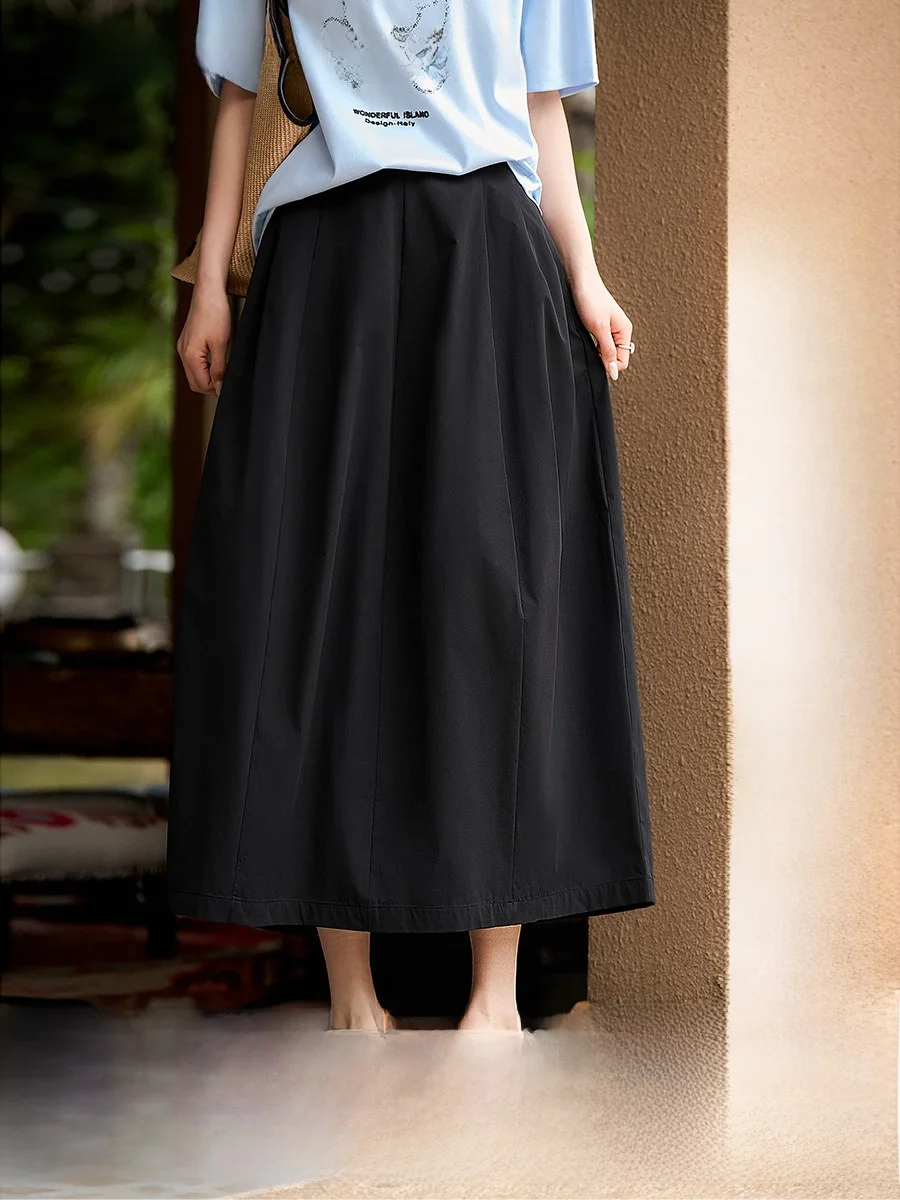 Xhange Elegant A-Line Midi Skirt High Waist Polyester Fiber Split Design Spring Summer Ladies Fashion Casual High Waist Skirt
Xhange Elegant A-Line Midi Skirt High Waist Polyester Fiber Split Design Spring Summer Ladies Fashion Casual High Waist Skirt