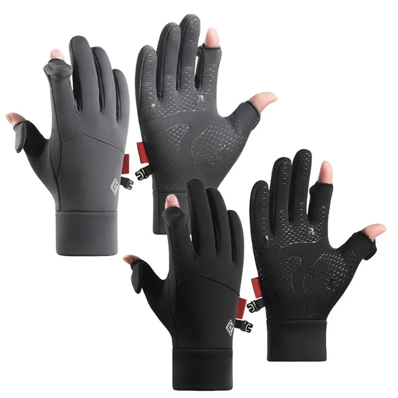 Hiking Gloves 2 Cut Fingers Design Non-slip Gloves Unisex Mittens Winter Supplies Running Gear For Cold Weather
Hiking Gloves 2 Cut Fingers Design Non-slip Gloves Unisex Mittens Winter Supplies Running Gear For Cold Weather