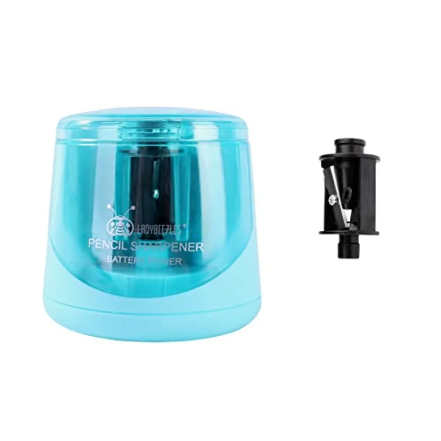 Portable Electric Pencil Sharpener Battery Powered, Small Blue Design with Non-Slip Base, Spare Blade Included, Compact Pencil
Portable Electric Pencil Sharpener Battery Powered, Small Blue Design with Non-Slip Base, Spare Blade Included, Compact Pencil