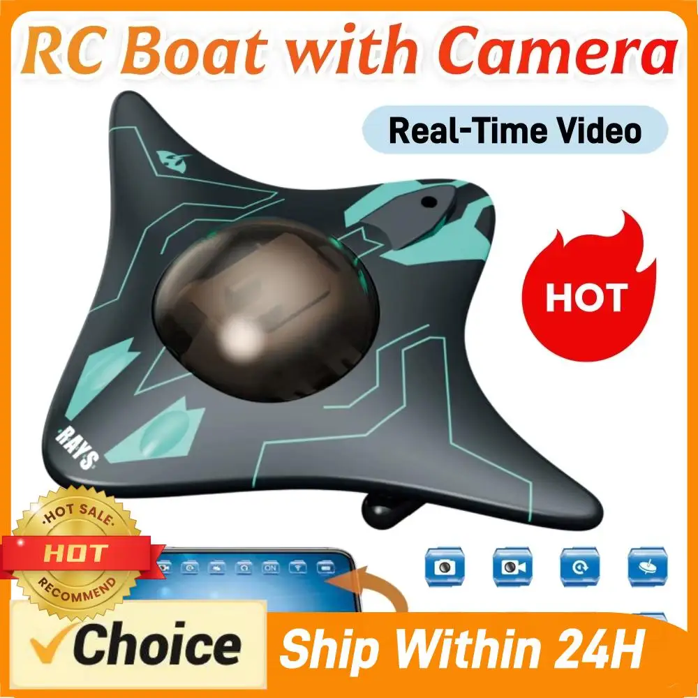 APP WIFI Real-time Transmission RC submarines with camera Six-way Underwater HD Camera remote control boats Outdoor Children Toy
APP WIFI Real-time Transmission RC submarines with camera Six-way Underwater HD Camera remote control boats Outdoor Children Toy