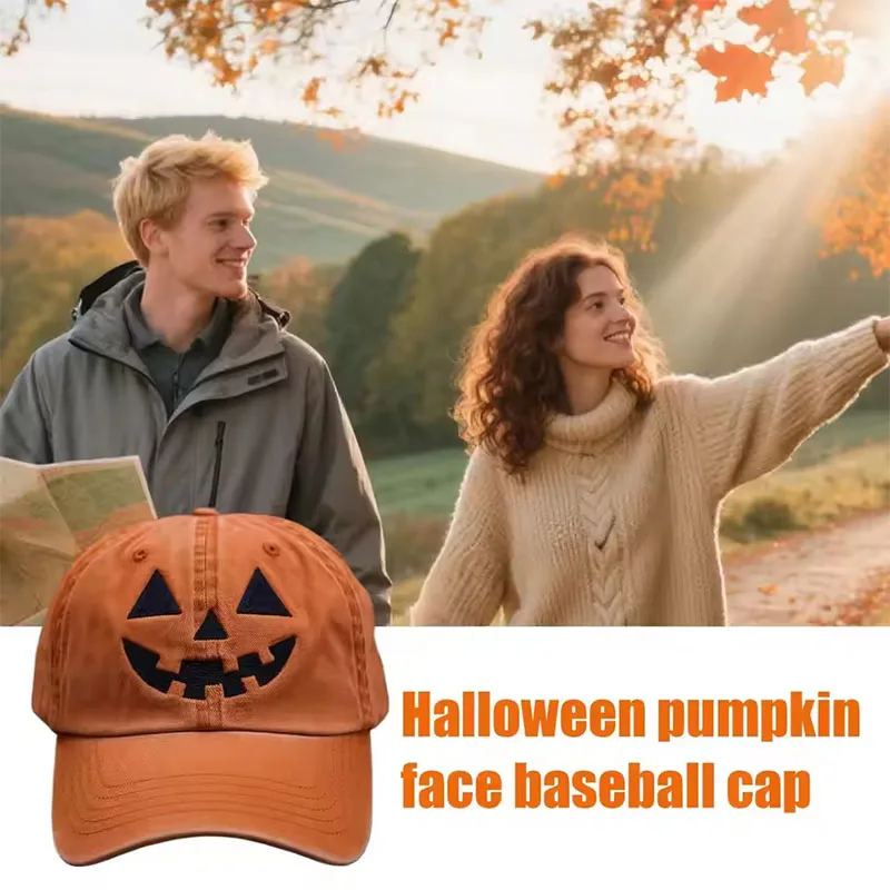 Halloween Baseball Caps Women Men Sun Hats Pumpkin Face Outdoor Sprots Custom DIY Hats Autumn Style Print Hat Personalized
Halloween Baseball Caps Women Men Sun Hats Pumpkin Face Outdoor Sprots Custom DIY Hats Autumn Style Print Hat Personalized