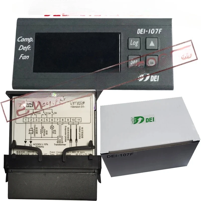 Temperature Control DEL-107F Freezer Refrigerated Cold Storage Microcomputer Thermostat Seafood Pool Cake Cabinet 
Temperature Control DEL-107F Freezer Refrigerated Cold Storage Microcomputer Thermostat Seafood Pool Cake Cabinet