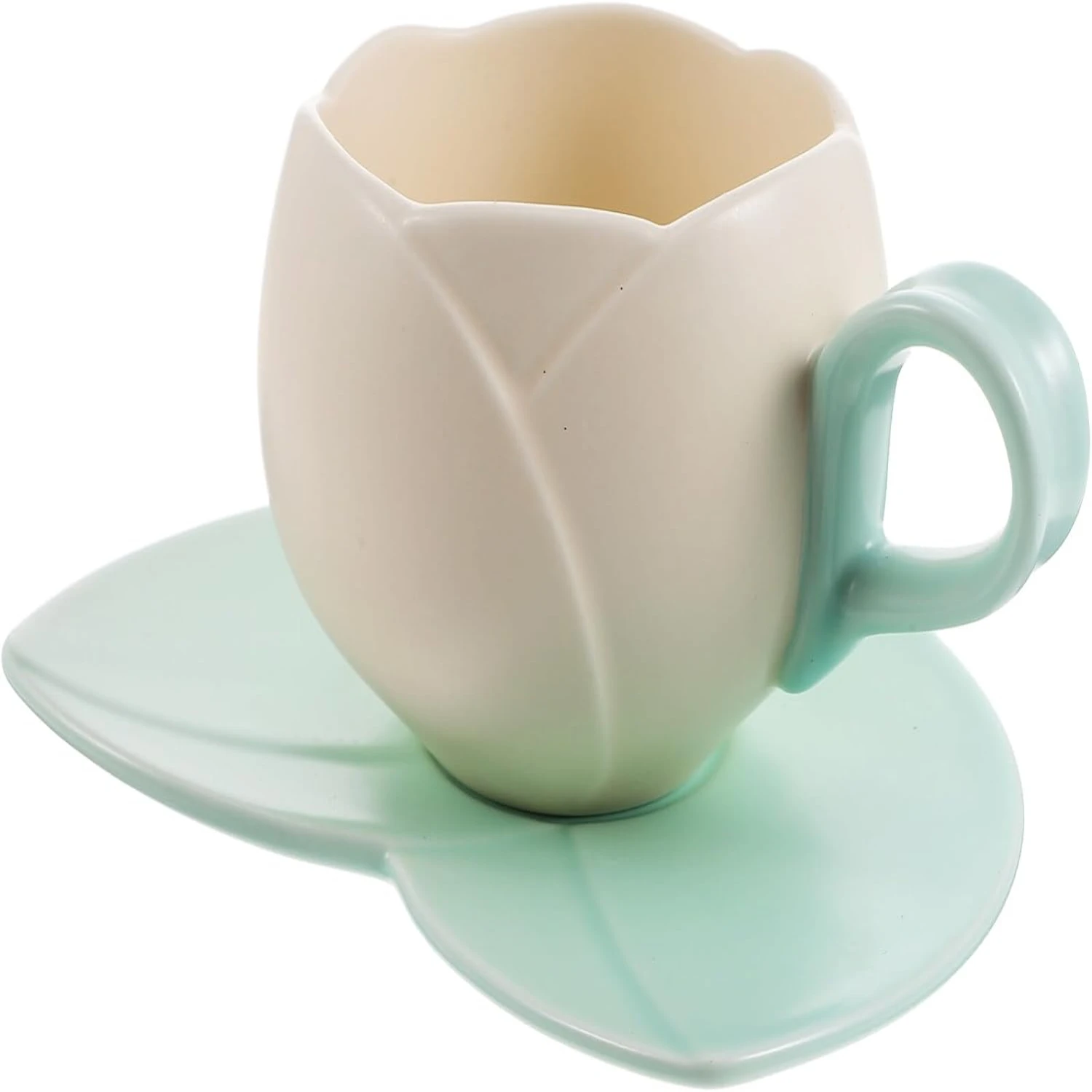Stylish Hand-Painted Tulip Design Ceramic Cup and Saucer Set - Enjoy your favorite hot beverage in elegant fashion with this hig
Stylish Hand-Painted Tulip Design Ceramic Cup and Saucer Set - Enjoy your favorite hot beverage in elegant fashion with this hig