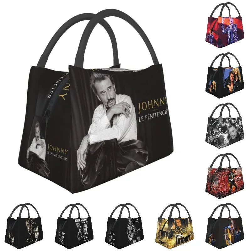Johnny Hallyday Rock Insulated Lunch Bags for Women Resuable French France Singer Cooler Thermal Lunch Tote Beach Camping Travel
Johnny Hallyday Rock Insulated Lunch Bags for Women Resuable French France Singer Cooler Thermal Lunch Tote Beach Camping Travel