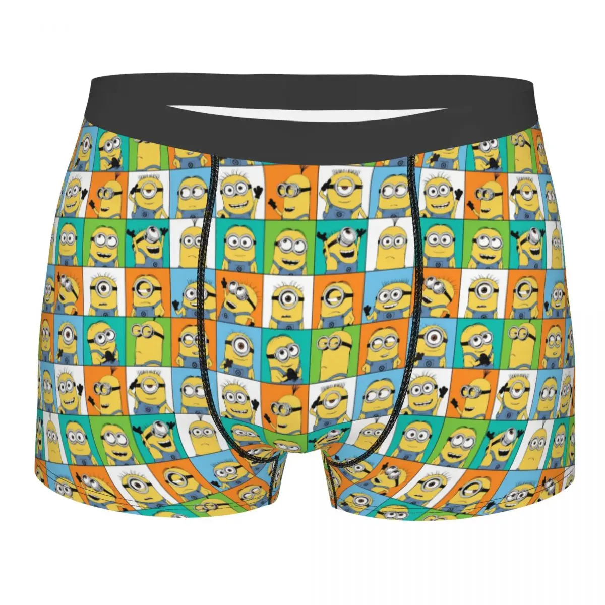 Нижнее белье с героями мультфильмов в стиле аниме M-Minions, мужские шорты-боксеры с принтом, трусы, мягкие трусы
Нижнее белье с героями мультфильмов в стиле аниме M-Minions, мужские шорты-боксеры с принтом, трусы, мягкие трусы