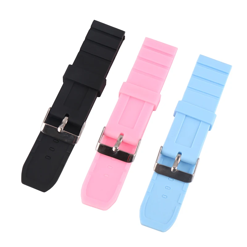 Watch accessories 20mm outdoor waterproof and sweat-proof silicone rubber watch strap men's and women's smart wristband bracelet
Watch accessories 20mm outdoor waterproof and sweat-proof silicone rubber watch strap men's and women's smart wristband bracelet