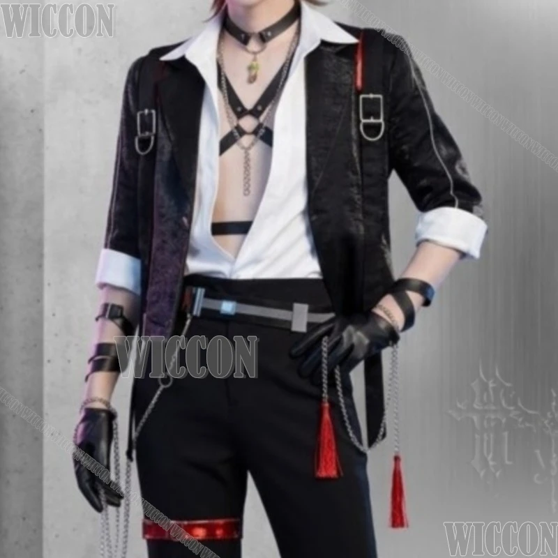 Nu Carnival Eiden Restraint Two Dimensional Game Full Set Cosplay Costume Outfit Men Halloween RolePlay Festival Fancy Comic Con
Nu Carnival Eiden Restraint Two Dimensional Game Full Set Cosplay Costume Outfit Men Halloween RolePlay Festival Fancy Comic Con