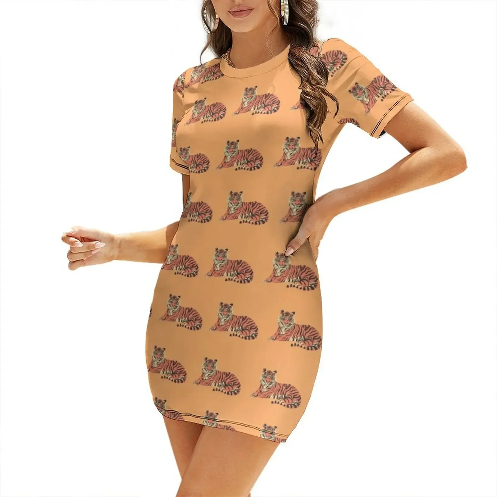 louisiana tiger pattern Short-Sleeved Dress Party dresses luxury dresses
louisiana tiger pattern Short-Sleeved Dress Party dresses luxury dresses