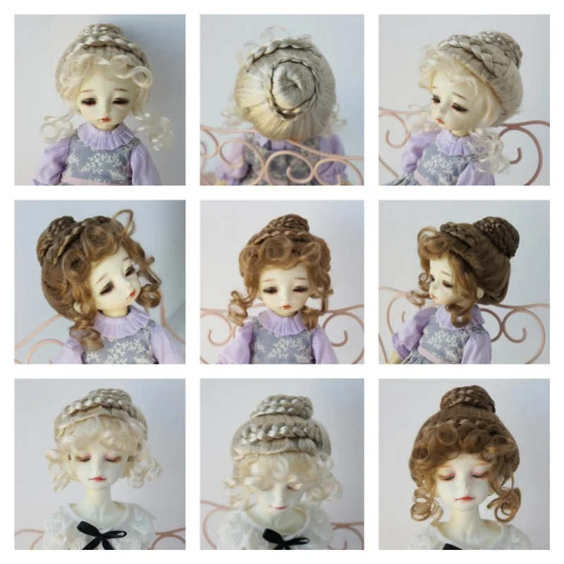 JD166 Красивый парик из синтетического мохера для кукол BJD, размер 10-11 дюймов, обхват головы 26-28 см, популярный аксессуар для кукол 18 дюймов.
JD166 Красивый парик из синтетического мохера для кукол BJD, размер 10-11 дюймов, обхват головы 26-28 см, популярный аксессуар для кукол 18 дюймов.