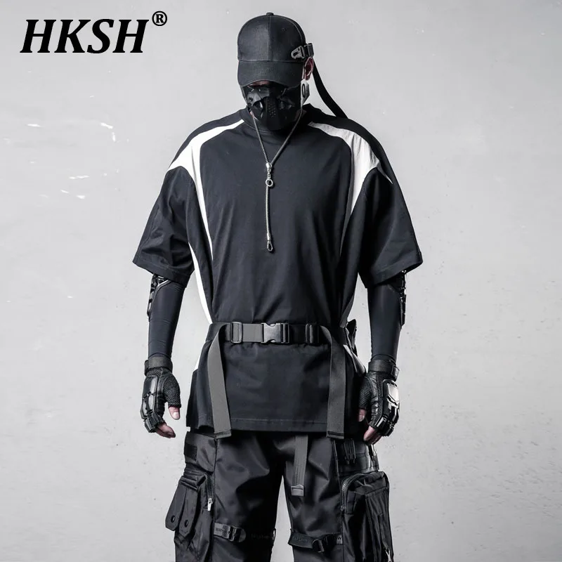 HKSH нишевая оригинальная мужская летняя новая темная индивидуальная контрастная футболка с короткими рукавами, высококачественные функциональные футболки с короткими рукавами HK4621
HKSH нишевая оригинальная мужская летняя новая темная индивидуальная контрастная футболка с короткими рукавами, высококачественные функциональные футболки с короткими рукавами HK4621