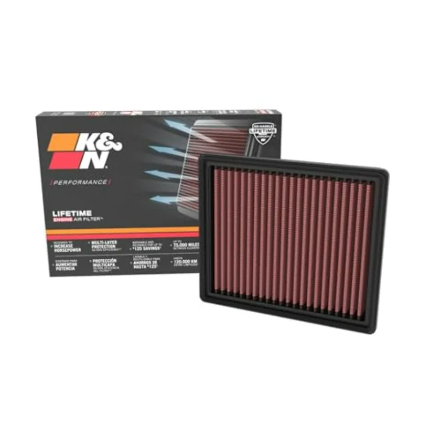 High-Flow Original Lifetime Engine Air Filter: Increase Power Premium Washable Compatible with 2.5L 2020-2025 /Lincoln Escape M
High-Flow Original Lifetime Engine Air Filter: Increase Power Premium Washable Compatible with 2.5L 2020-2025 /Lincoln Escape M