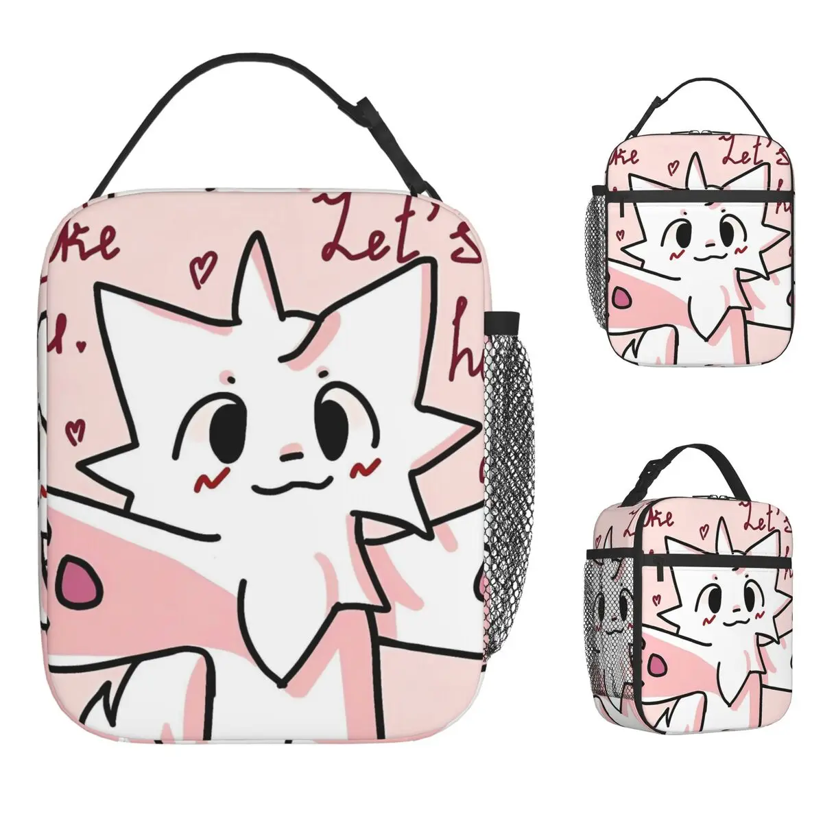 Boykisser Silly Cat Lunch Bag For Women Print Lunch Box Funny Office Cooler Bag Portable Insulated Oxford Thermal Tote Handbags
Boykisser Silly Cat Lunch Bag For Women Print Lunch Box Funny Office Cooler Bag Portable Insulated Oxford Thermal Tote Handbags