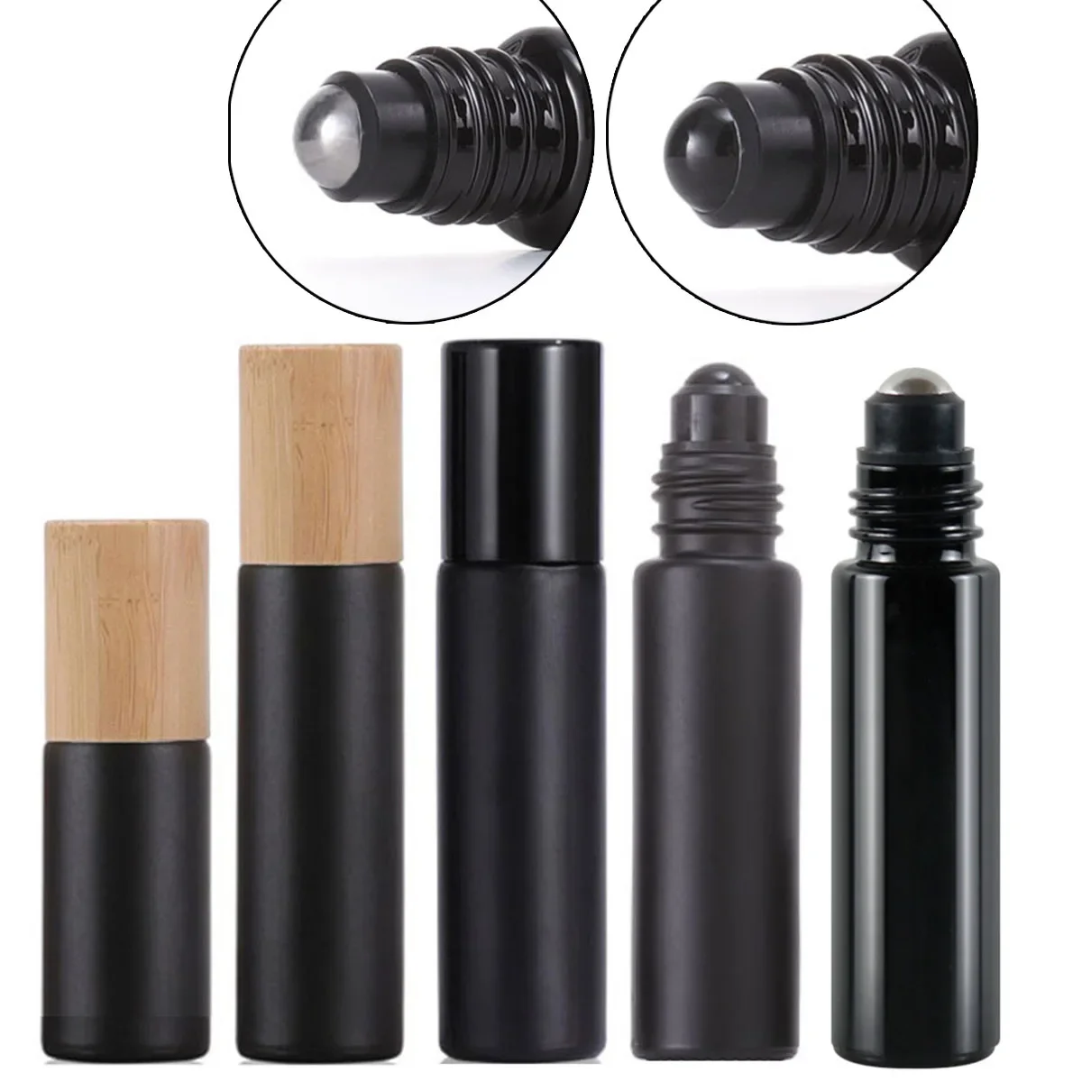 1X 10X 5ML 10ML Glass Black Roll On Bottle Essential Oil Natural Obsidian Ball Roller for Perfume Aromatherapy Refillable Bamboo
1X 10X 5ML 10ML Glass Black Roll On Bottle Essential Oil Natural Obsidian Ball Roller for Perfume Aromatherapy Refillable Bamboo