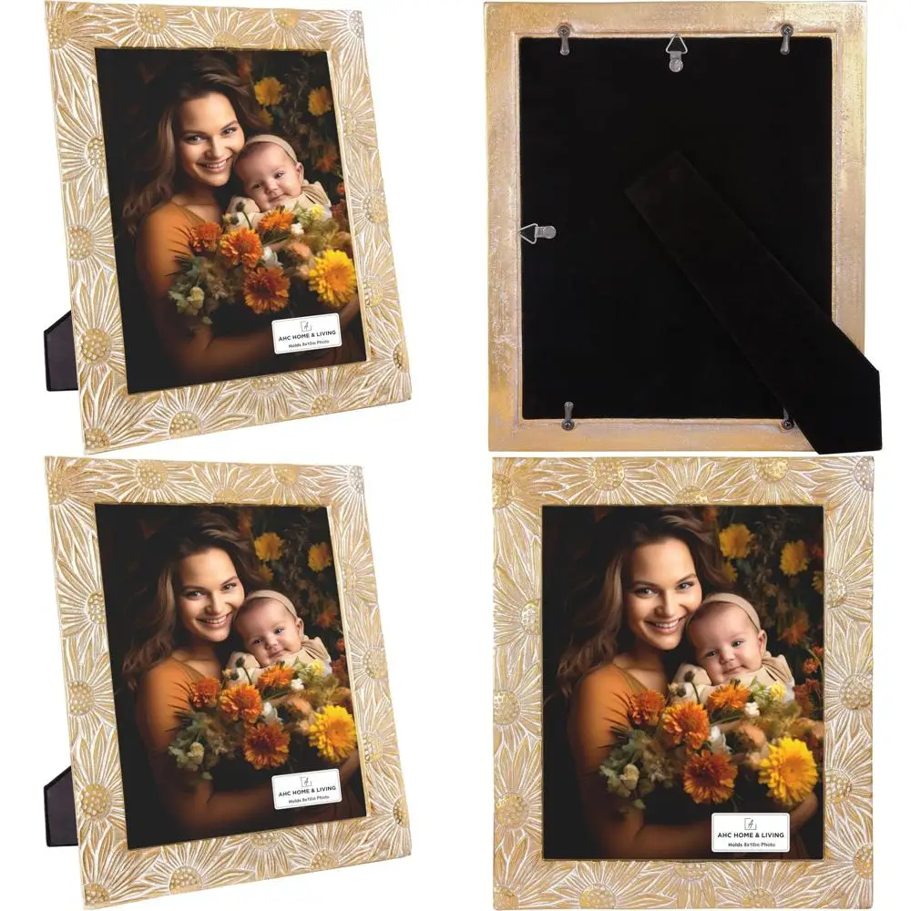 Elegant Floral Antique White Gold Picture Frame, Suitable for 8x10 Photos, Wall or Tabletop Display
Elegant Floral Antique White Gold Picture Frame, Suitable for 8x10 Photos, Wall or Tabletop Display