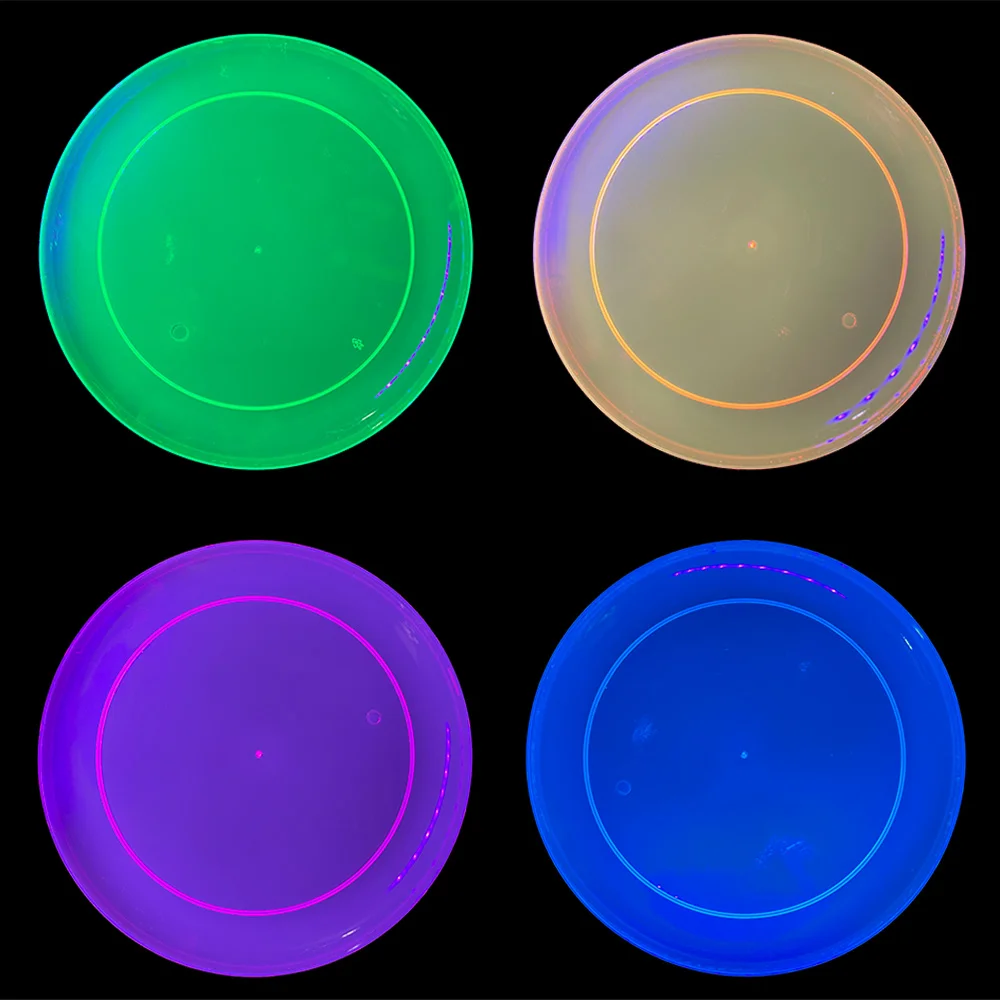 10inch Glow in the Dark Accessorie Plastic Plates Blacklight Reactive Party Plates for Neon Birthday Decorations Supplies
10inch Glow in the Dark Accessorie Plastic Plates Blacklight Reactive Party Plates for Neon Birthday Decorations Supplies