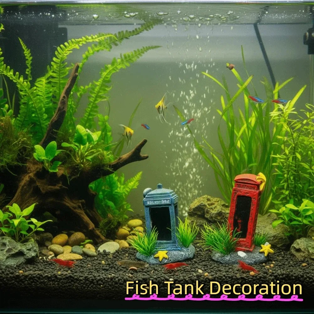 Simulation Fish Tank Decoration Resin Natural Look Telephone Booth Decoration Artificial Retro Aquarium Ornament
Simulation Fish Tank Decoration Resin Natural Look Telephone Booth Decoration Artificial Retro Aquarium Ornament