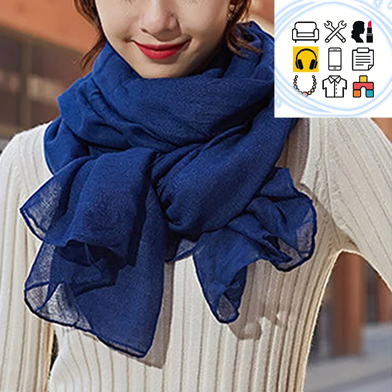 Women Style Windproof Scarf Shawls Wraps Solid Color Cotton Warm Scarves Winter Spring Gift
Women Style Windproof Scarf Shawls Wraps Solid Color Cotton Warm Scarves Winter Spring Gift