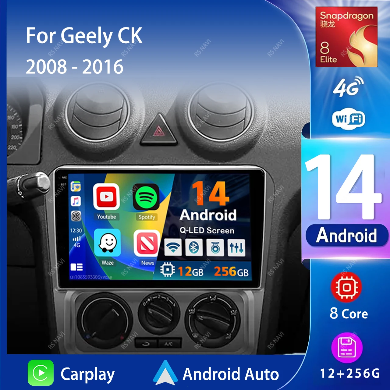 Android 14 Carplay Auto 2K Screen Car Radio Multimedia Video Player For Geely CK 2008 - 2016 Autoradio GPS Stereo Head Unit 2din
Android 14 Carplay Auto 2K Screen Car Radio Multimedia Video Player For Geely CK 2008 - 2016 Autoradio GPS Stereo Head Unit 2din