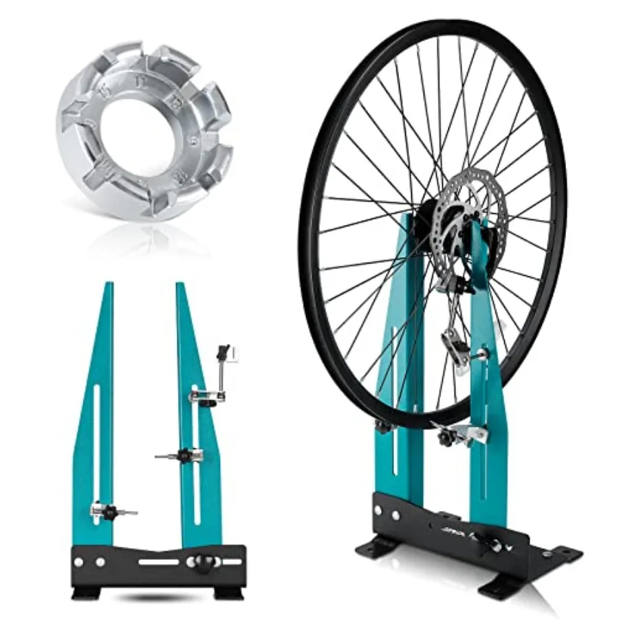 Wheel Truing Stand - Professional Bicycle Wheel Maintenance with Spoke Wrench Removable Multi-function Bicycle Wheel Alignment
Wheel Truing Stand - Professional Bicycle Wheel Maintenance with Spoke Wrench Removable Multi-function Bicycle Wheel Alignment