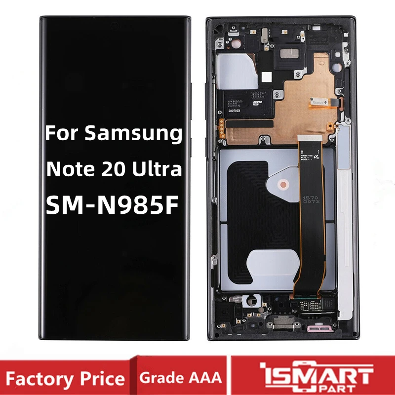 OLED для Samsung Galaxy Note 20 Ultra N985F ЖК-дисплей сенсорный экран дигитайзер в сборе с рамкой SM-N985F/DS N986B 5G
OLED для Samsung Galaxy Note 20 Ultra N985F ЖК-дисплей сенсорный экран дигитайзер в сборе с рамкой SM-N985F/DS N986B 5G