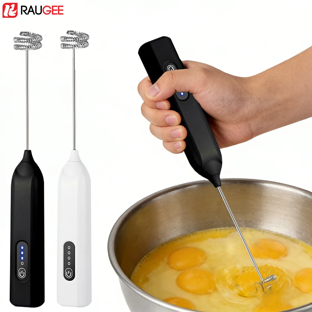 Electric Milk Frother Handheld Wireless Coffee Frother Rechargeable 3 Speeds Stainless Steel Eggs Beater for Latte Cappuccino
Electric Milk Frother Handheld Wireless Coffee Frother Rechargeable 3 Speeds Stainless Steel Eggs Beater for Latte Cappuccino